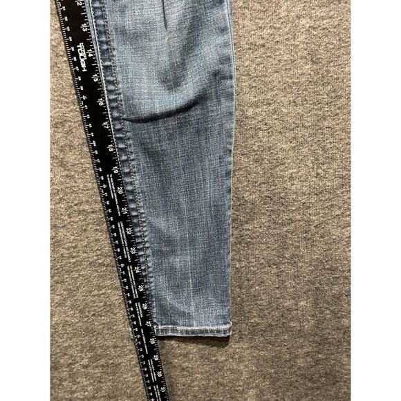 Seven7 Jeans Tummy-less High Rise Skinny Women’s Size 8 Med Blue 30x38 - Picture 3 of 8